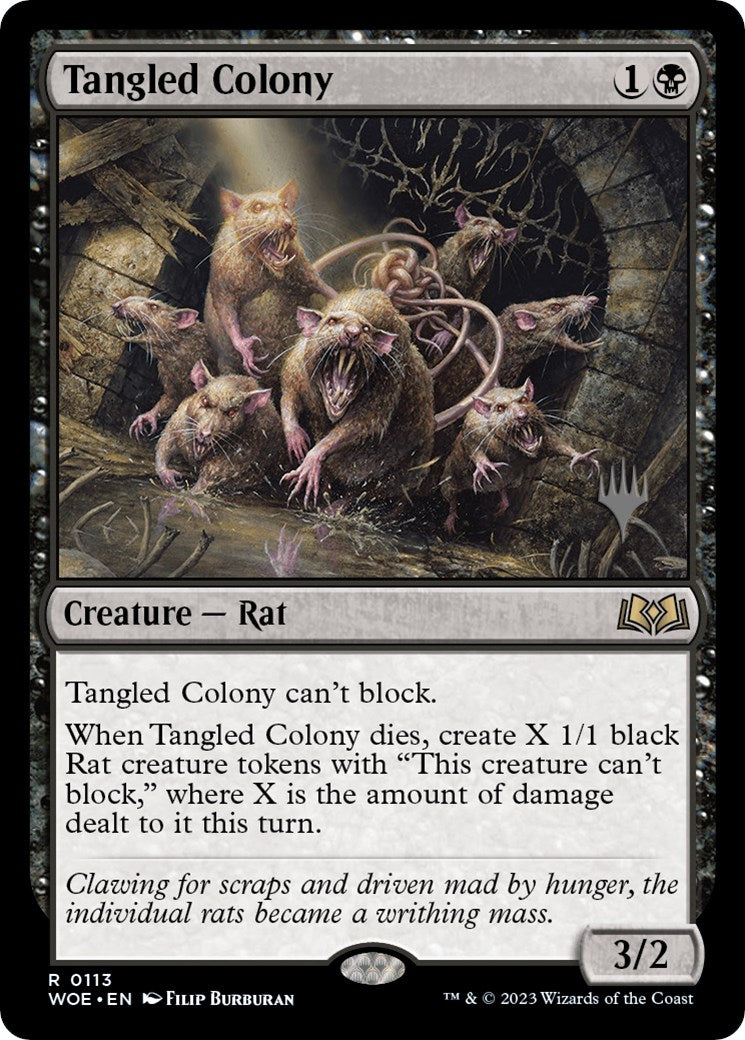 Tangled Colony (Promo Pack) [Wilds of Eldraine Promos] - Trinity Hobby