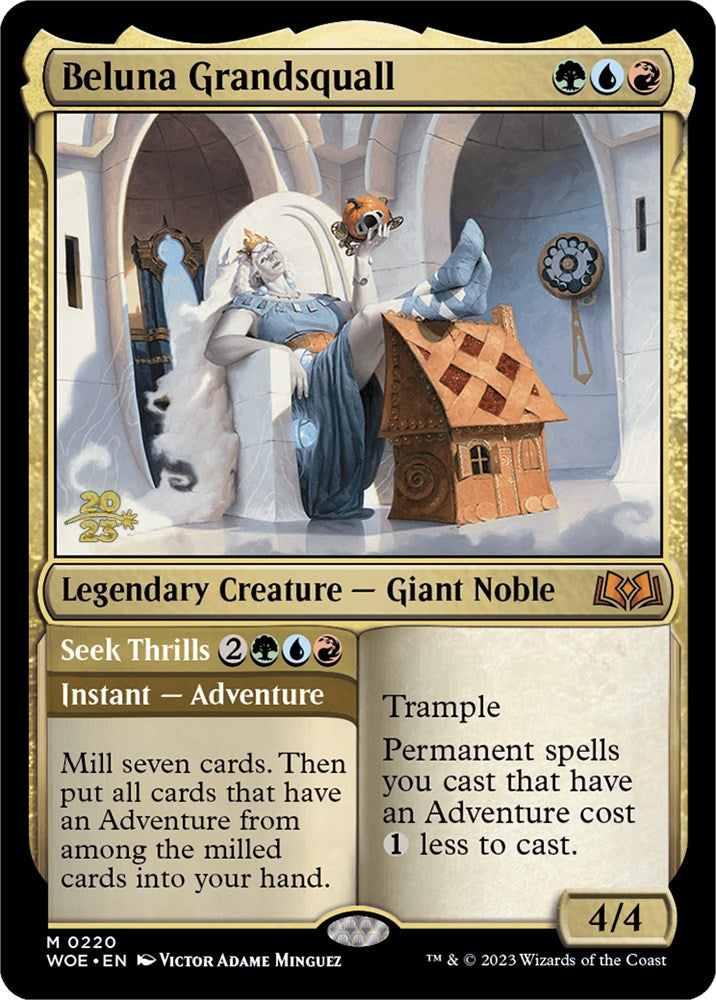 Beluna Grandsquall // Seek Thrills(Promo Pack) [Wilds of Eldraine Promos] - Trinity Hobby