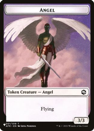 Angel // Soldier Double-Sided Token  (LIST-1 // 2) - [The List Reprints] - Trinity Hobby