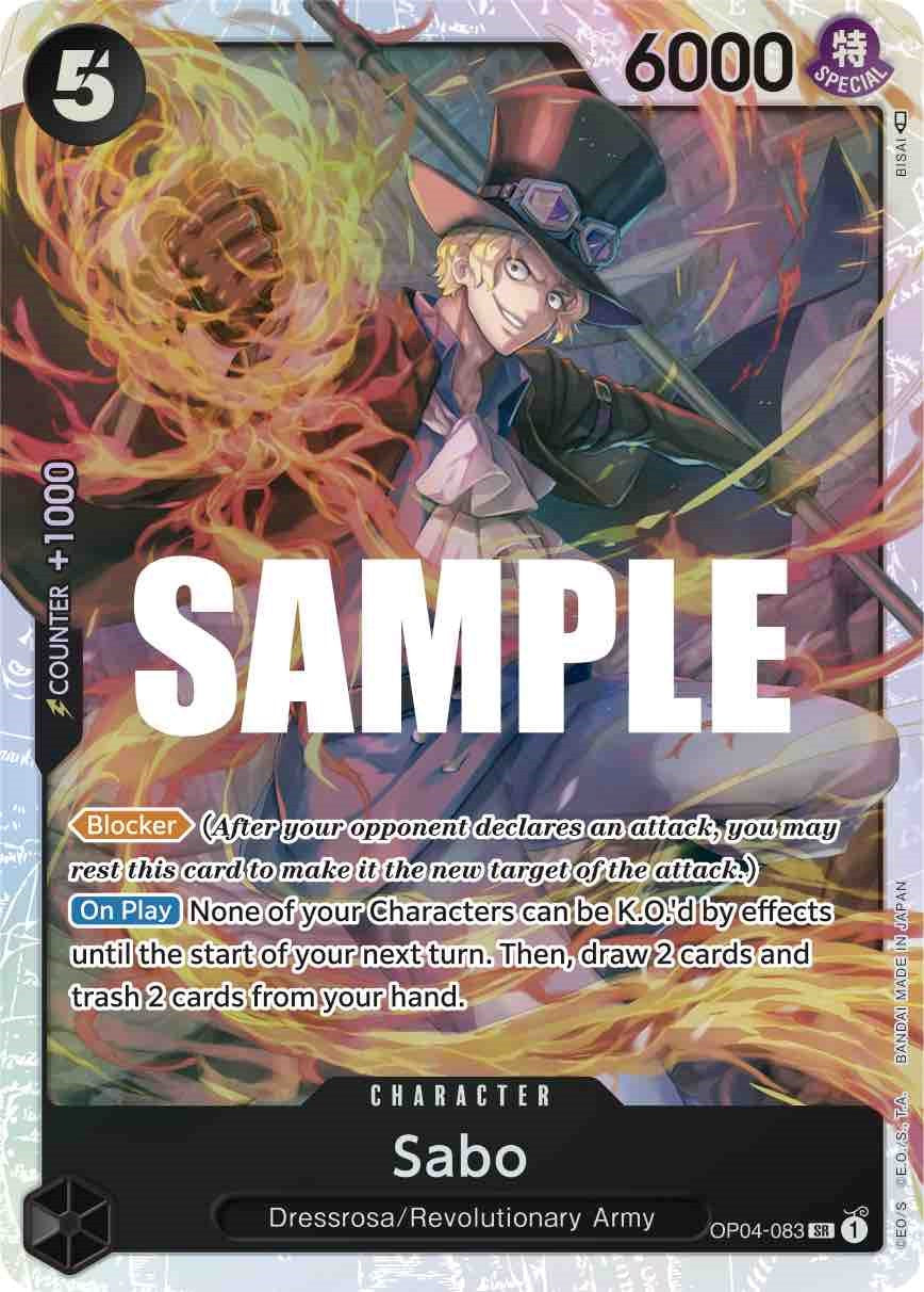 Sabo (OP04-083) - [Kingdoms of Intrigue] Foil - Trinity Hobby