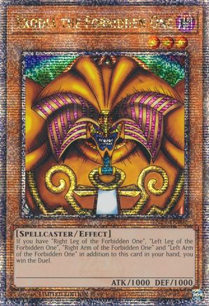 Exodia the Forbidden One [TN23-EN002] Quarter Century Secret Rare - Trinity Hobby