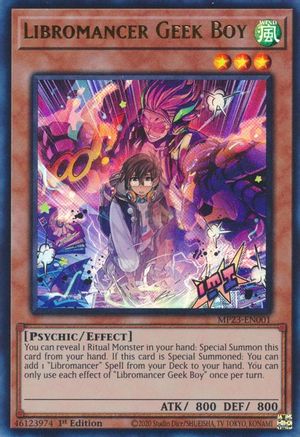 Libromancer Geek Boy [MP23-EN001] Ultra Rare - Trinity Hobby