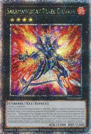 Salamangreat Blaze Dragon [TN23-EN007] Quarter Century Secret Rare - Trinity Hobby