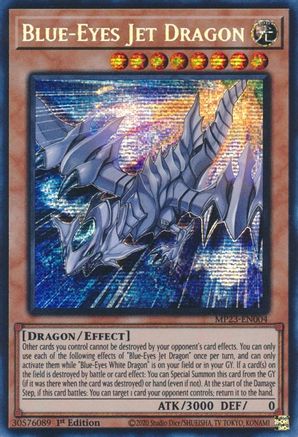 Blue-Eyes Jet Dragon [MP23-EN004] Prismatic Secret Rare - Trinity Hobby