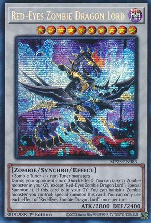 Red-Eyes Zombie Dragon Lord [MP23-EN083] Prismatic Secret Rare - Trinity Hobby