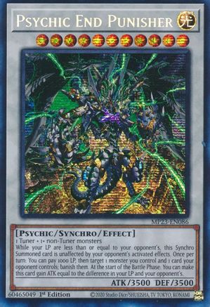 Psychic End Punisher [MP23-EN086] Prismatic Secret Rare - Trinity Hobby