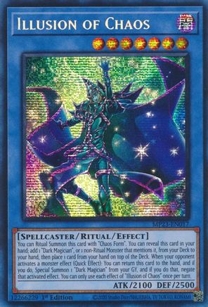 Illusion of Chaos [MP23-EN017] Prismatic Secret Rare - Trinity Hobby
