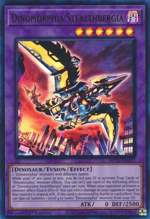Dinomorphia Stealthbergia [MP23-EN021] Ultra Rare - Trinity Hobby
