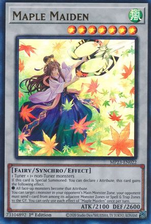 Maple Maiden [MP23-EN022] Ultra Rare - Trinity Hobby
