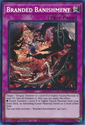Branded Banishment [MP23-EN102] Prismatic Secret Rare - Trinity Hobby