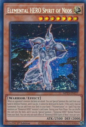 Elemental HERO Spirit of Neos [MP23-EN117] Prismatic Secret Rare - Trinity Hobby