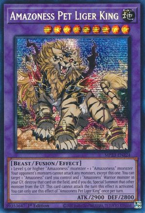 Amazoness Pet Liger King [MP23-EN224] Prismatic Secret Rare - Trinity Hobby