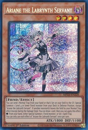Ariane the Labrynth Servant [MP23-EN228] Prismatic Secret Rare - Trinity Hobby