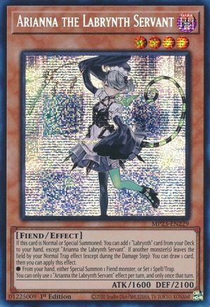 Arianna the Labrynth Servant [MP23-EN229] Prismatic Secret Rare - Trinity Hobby