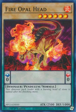Fire Opal Head [MP23-EN050] Super Rare - Trinity Hobby