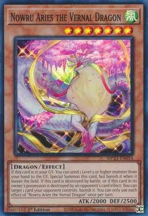 Nowru Aries the Vernal Dragon [MP23-EN054] Super Rare - Trinity Hobby