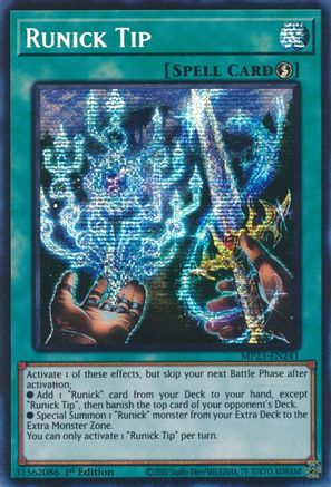 Runick Tip [MP23-EN241] Prismatic Secret Rare - Trinity Hobby