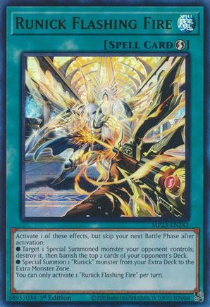 Runick Flashing Fire [MP23-EN242] Ultra Rare - Trinity Hobby