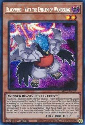 Blackwing - Vata the Emblem of Wandering [MP23-EN152] Prismatic Secret Rare - Trinity Hobby