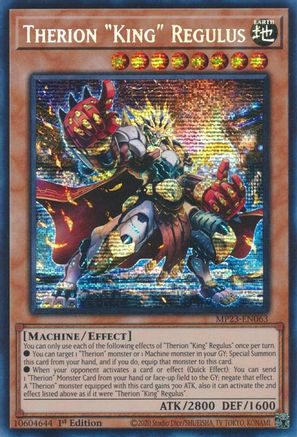 Therion "King" Regulus [MP23-EN063] Prismatic Secret Rare - Trinity Hobby