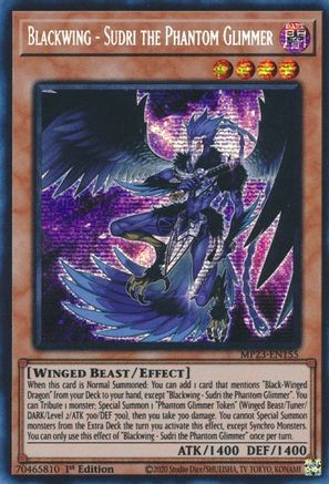 Blackwing - Sudri the Phantom Glimmer [MP23-EN155] Prismatic Secret Rare - Trinity Hobby