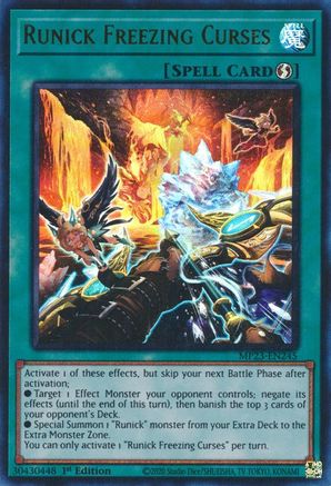Runick Freezing Curses [MP23-EN245] Ultra Rare - Trinity Hobby