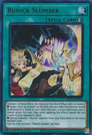 Runick Slumber [MP23-EN246] Ultra Rare - Trinity Hobby