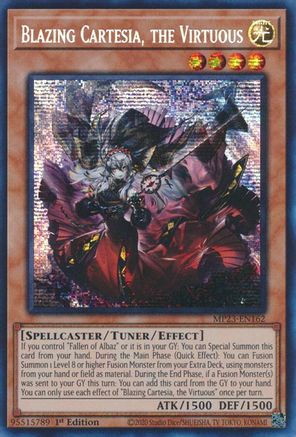 Blazing Cartesia, the Virtuous [MP23-EN162] Prismatic Secret Rare - Trinity Hobby