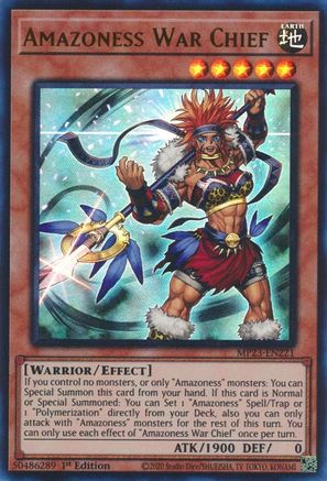 Amazoness War Chief [MP23-EN221] Ultra Rare - Trinity Hobby