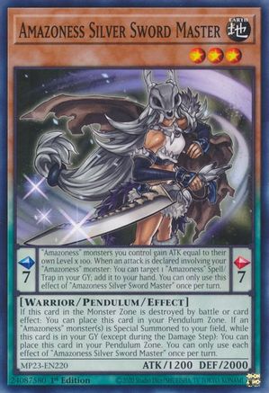 Amazoness Silver Sword Master [MP23-EN220] Common - Trinity Hobby