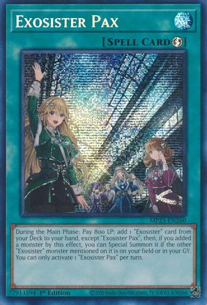 Exosister Pax [MP23-EN260] Prismatic Secret Rare - Trinity Hobby