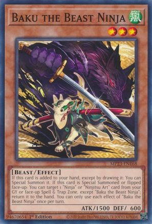 Baku the Beast Ninja [MP23-EN168] Common - Trinity Hobby