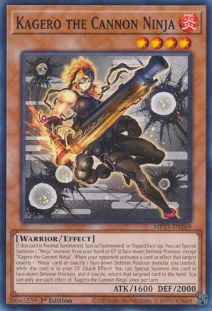 Kagero the Cannon Ninja [MP23-EN169] Common - Trinity Hobby