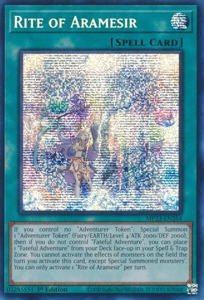 Rite of Aramesir [MP23-EN264] Prismatic Secret Rare - Trinity Hobby