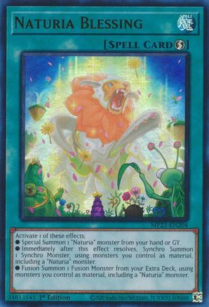 Naturia Blessing [MP23-EN204] Ultra Rare - Trinity Hobby