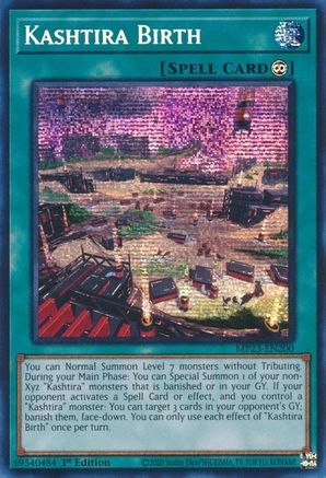 Kashtira Birth [MP23-EN200] Prismatic Secret Rare - Trinity Hobby