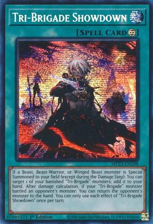 Tri-Brigade Showdown [MP23-EN198] Prismatic Secret Rare - Trinity Hobby
