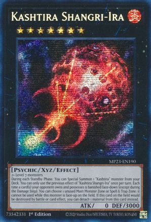 Kashtira Shangri-Ira [MP23-EN190] Prismatic Secret Rare - Trinity Hobby