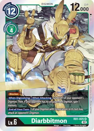 Diarbbitmon [RB1-025] [Resurgence Booster] - Trinity Hobby