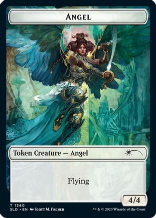 Angel (SLD) // Soldier (CMR) Double-sided Token (SLD-) - [Secret Lair Drop Series] - Trinity Hobby