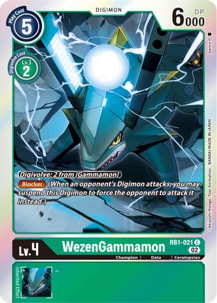 WezenGammamon [RB1-021] [Resurgence Booster] - Trinity Hobby