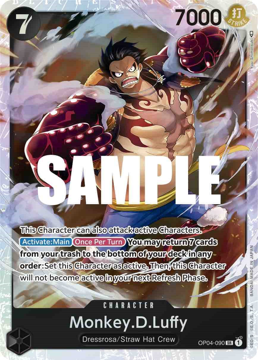 Monkey.D.Luffy (090) (OP04-090) - [Kingdoms of Intrigue] Foil - Trinity Hobby