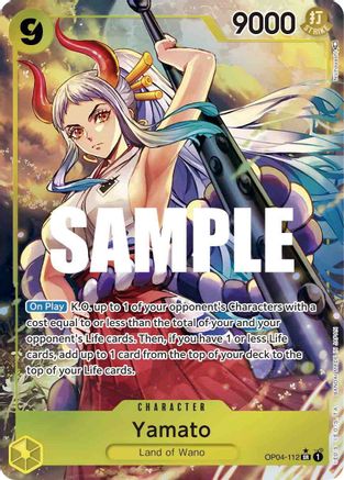 Yamato (Alternate Art) (OP04-112) - [Kingdoms of Intrigue] Foil - Trinity Hobby