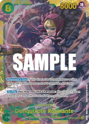 Donquixote Rosinante (OP04-119) - [Kingdoms of Intrigue] Foil - Trinity Hobby
