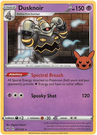 Dusknoir (071/185) [Trick or Trade 2023] - Trinity Hobby