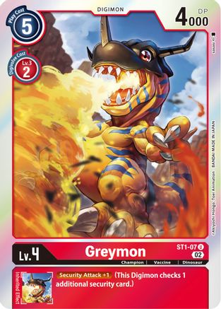 Greymon [ST1-07] [Resurgence Booster] - Trinity Hobby