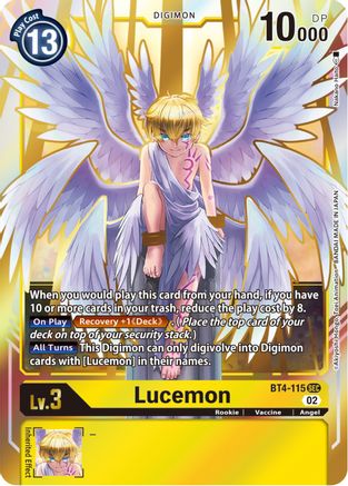 Lucemon [BT4-115] (Resurgence Booster Reprint) [Resurgence Booster] - Trinity Hobby