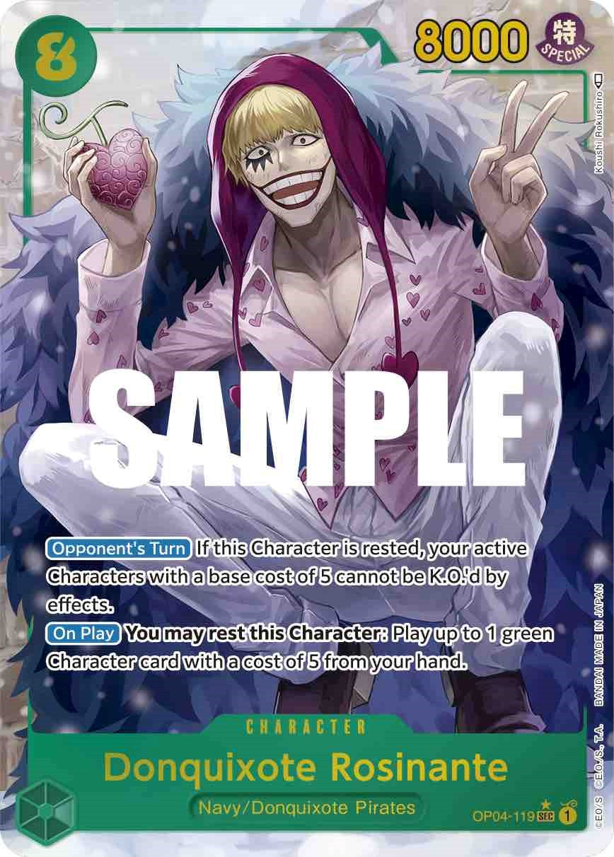 Donquixote Rosinante (Alternate Art) (OP04-119) - [Kingdoms of Intrigue] Foil - Trinity Hobby