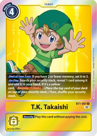 T.K. Takaishi [BT1-087] [Resurgence Booster] - Trinity Hobby