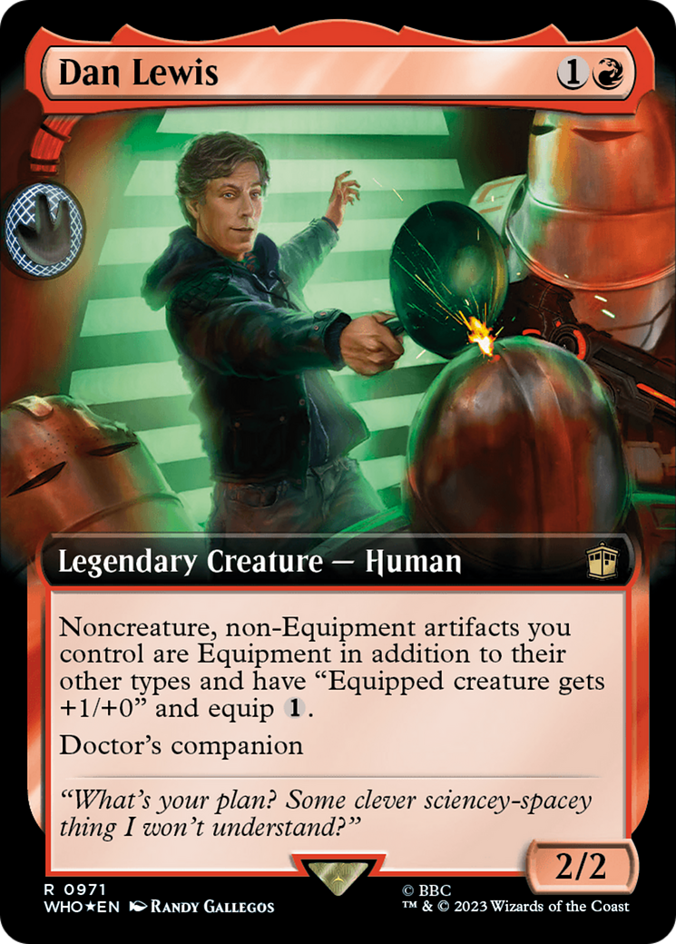 Dan Lewis (Extended Art) (Surge Foil) [Doctor Who] - Trinity Hobby